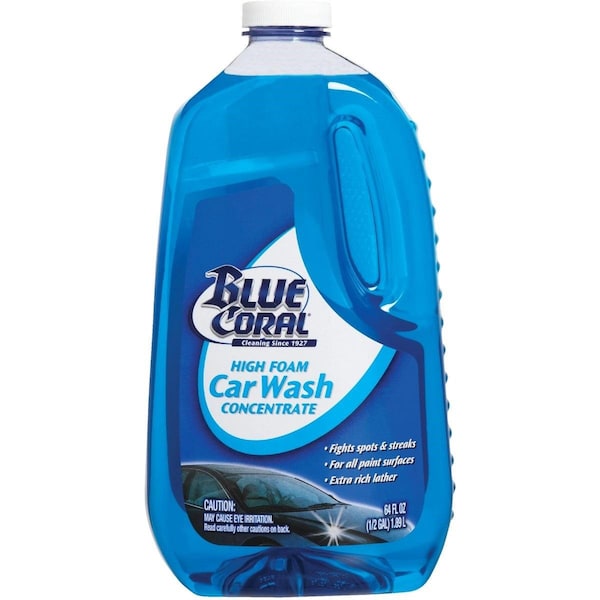 Blue Coral 64 Oz. Liquid High Foam Concentrate Car Wash WC107G - main